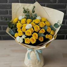 Букет цветов из:  Розы в Станционно-Ояшинском