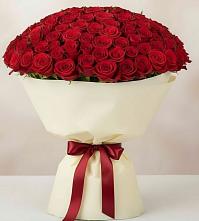 Букет 101 Красная роза Милано в Станционно-Ояшинском