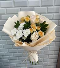 Букет цветов из:  Розы и Хризантемы в Станционно-Ояшинском