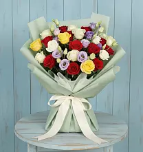 Букет цветов из:  Розы в Станционно-Ояшинском