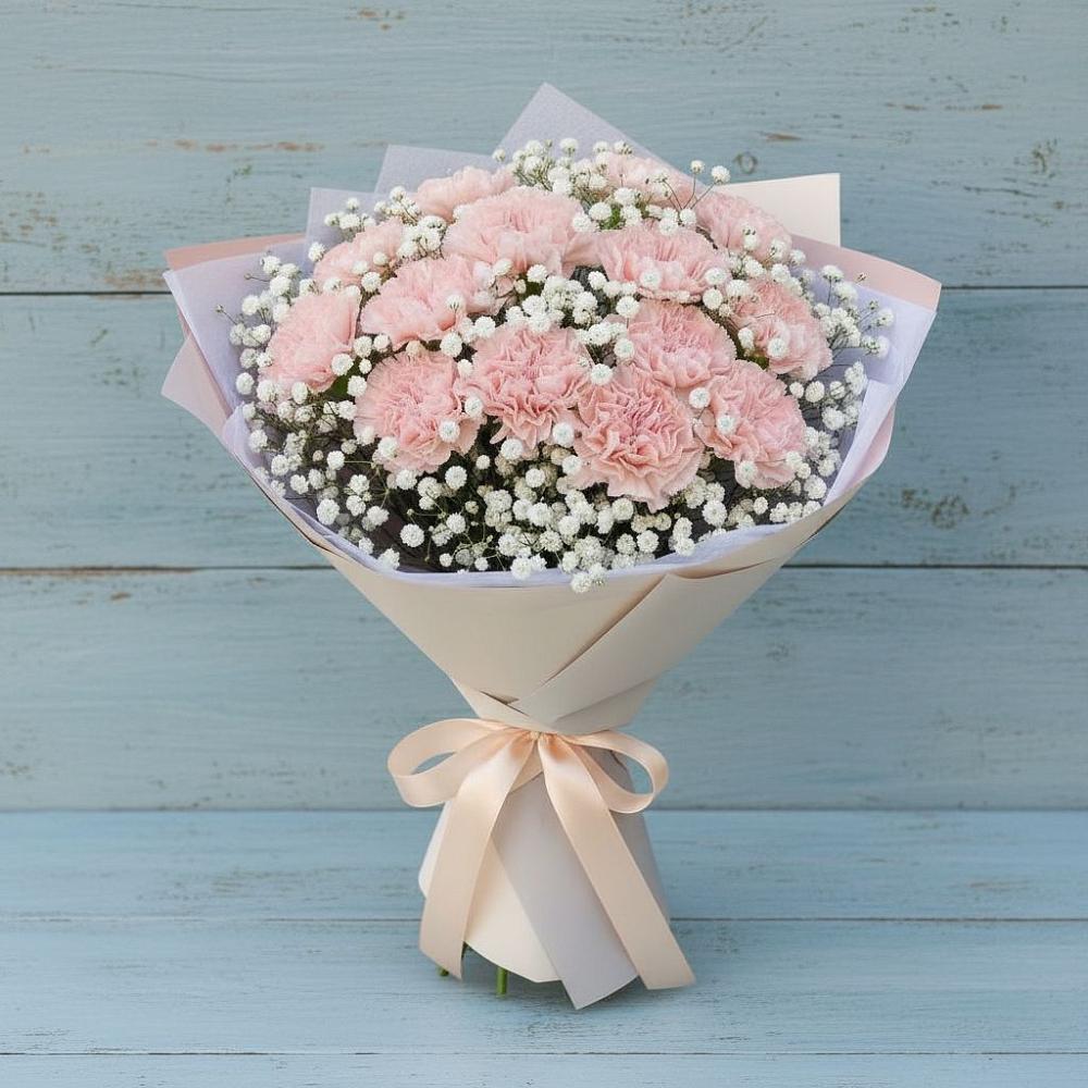 Букет цветов из: Гвоздики в Станционно-Ояшинском