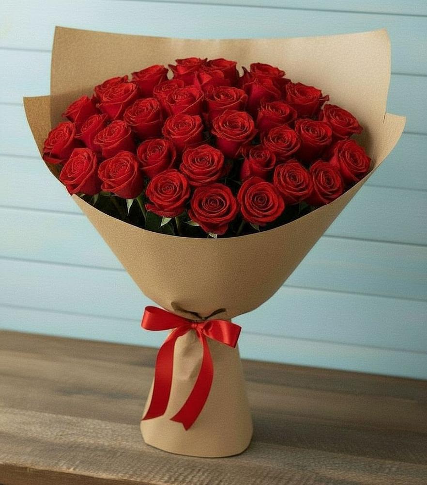 Букет Красные розы Милано в Станционно-Ояшинском