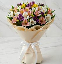 Букет цветов из:  Альстромерии в Станционно-Ояшинском