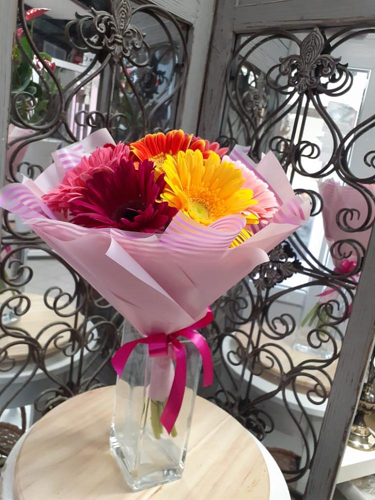 Букет цветов из: Герберы в Станционно-Ояшинском