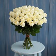 Букет 51 Белая роза Эдлесс Лав #REPLACE_PRED# Станционно-Ояшинском