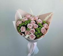 Букет цветов из:  Розы и Хризантемы #REPLACE_PRED# Станционно-Ояшинском