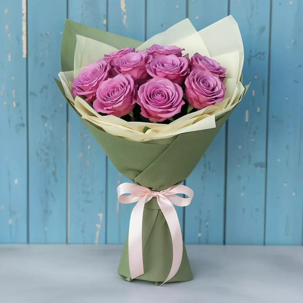 Букет Розы Фёрст Леди в Станционно-Ояшинском