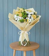 Букет цветов из:  Хризантемы и Розы в Станционно-Ояшинском