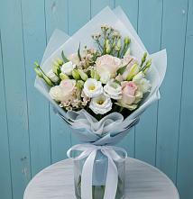 Букет цветов из:  Розы и Лизиантусы в Станционно-Ояшинском