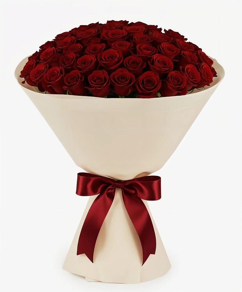 Букет 101 Бордовая роза Блэк Бакарра в Станционно-Ояшинском