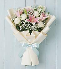 Букет цветов из:  Лилии в Станционно-Ояшинском