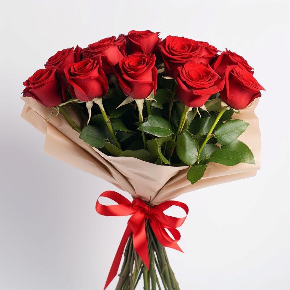 Букет 11 Красных роз Эдлесс Лав в Станционно-Ояшинском