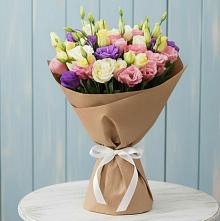 Букет цветов из:  Лизиантусы в Станционно-Ояшинском